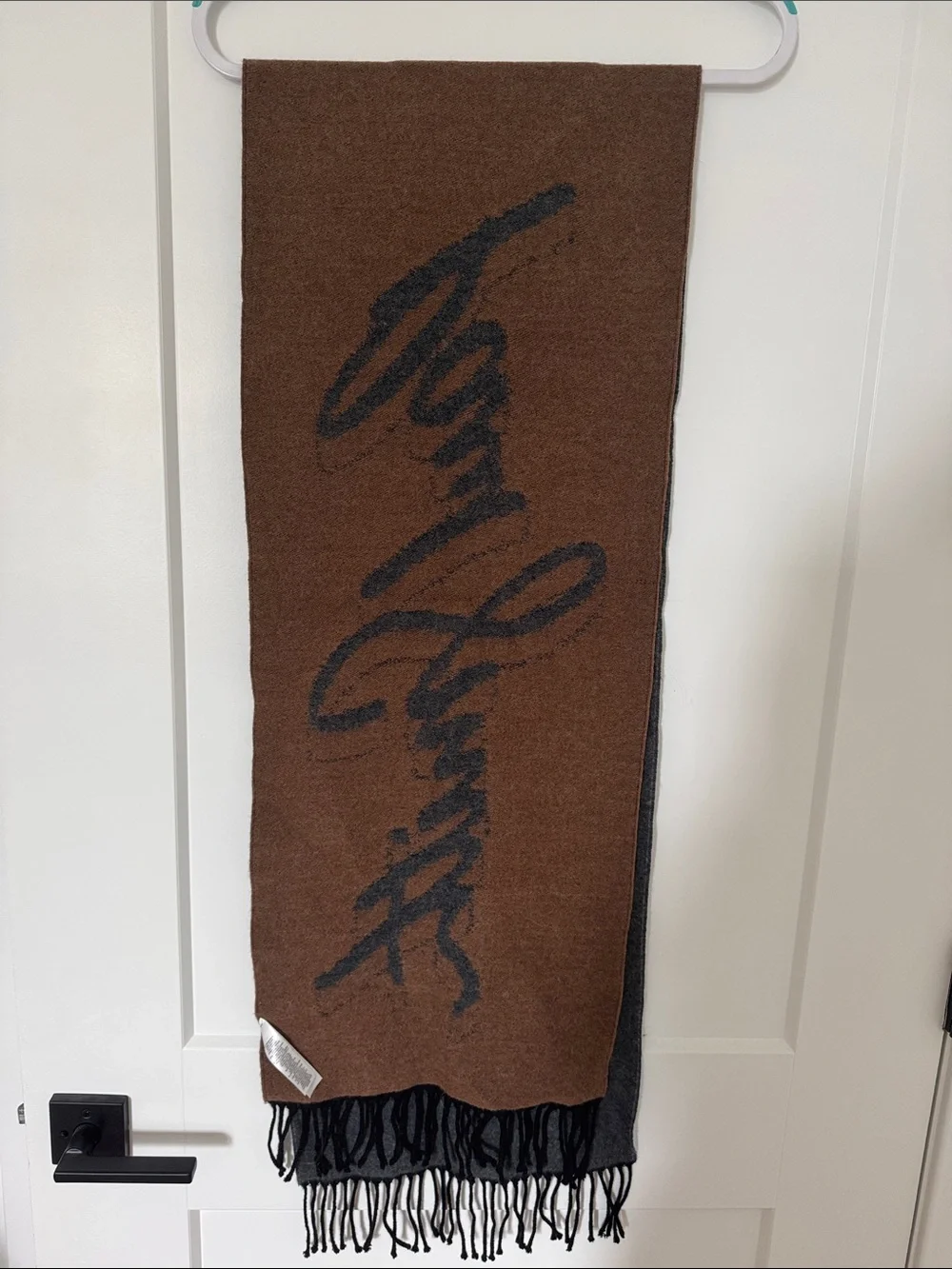 Paul Smith Grey Blue Brown Scarf